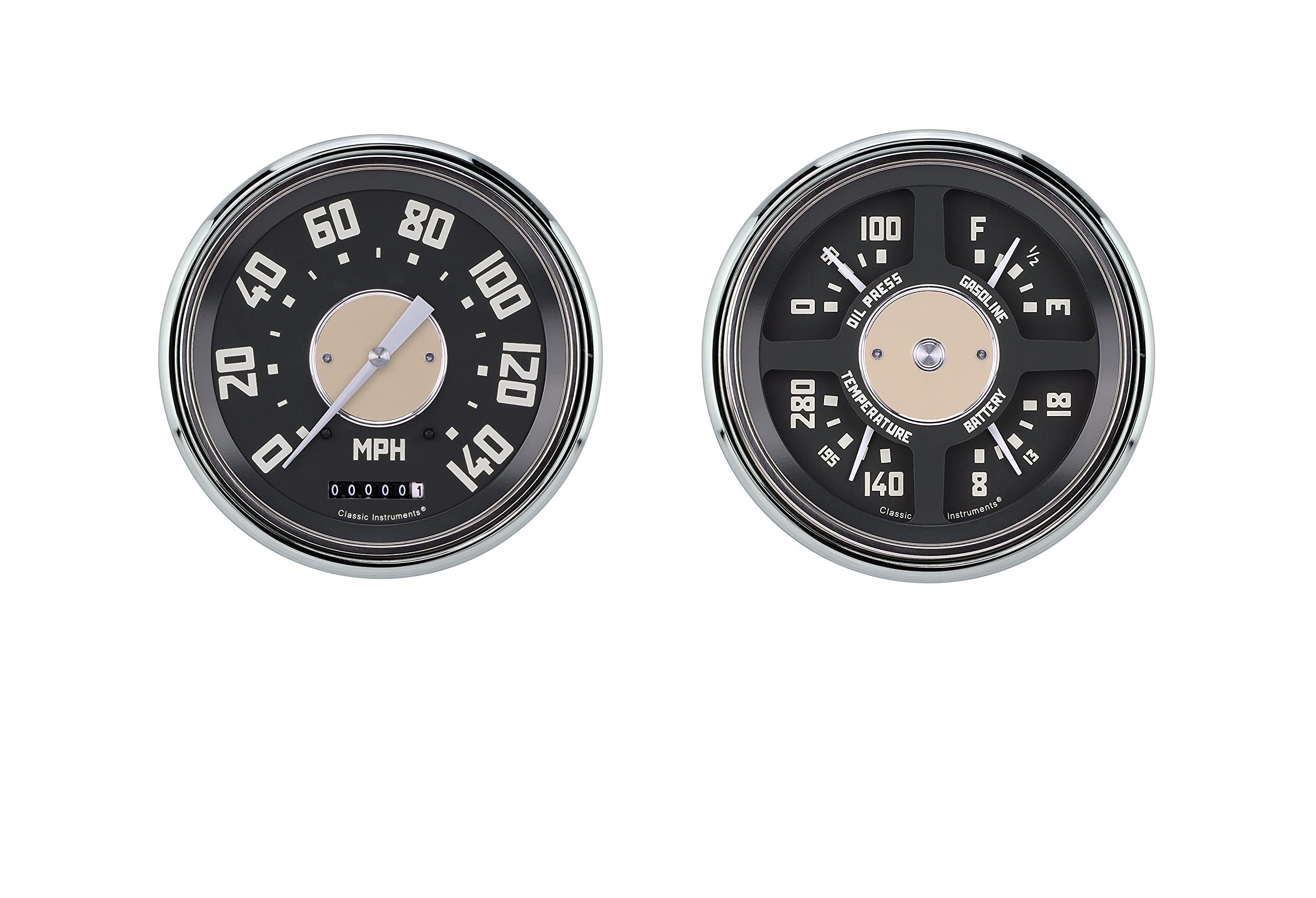 CT47OE52 Classic Instruments OE Truck Gauge Package
