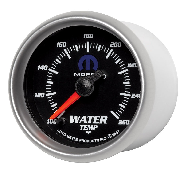 MOPAR Auto Meter 880018 Electric Water Temperature Gauge