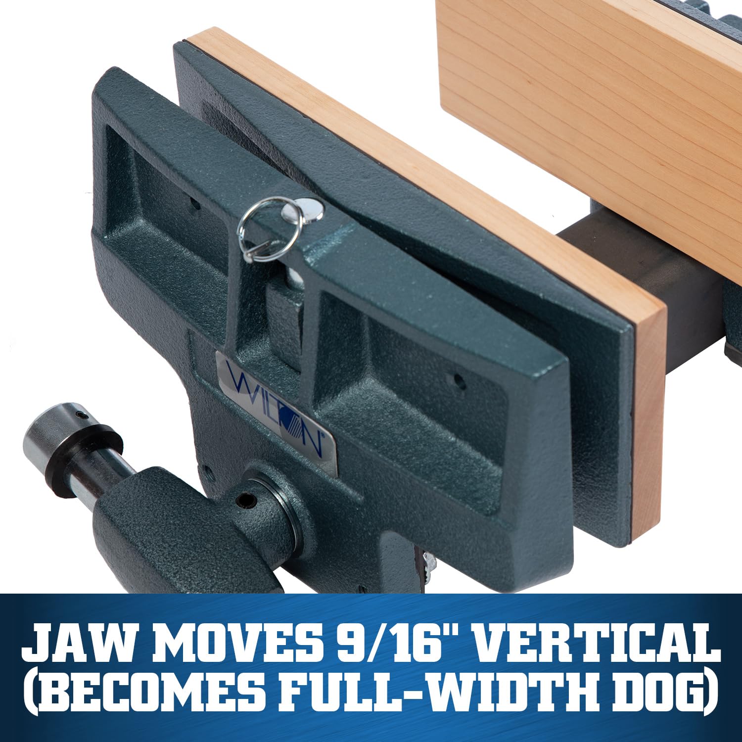 Woodworking Vise, Wilton 4" x 10" Pivot Jaw, 13" Jaw Opening (Model 79A)