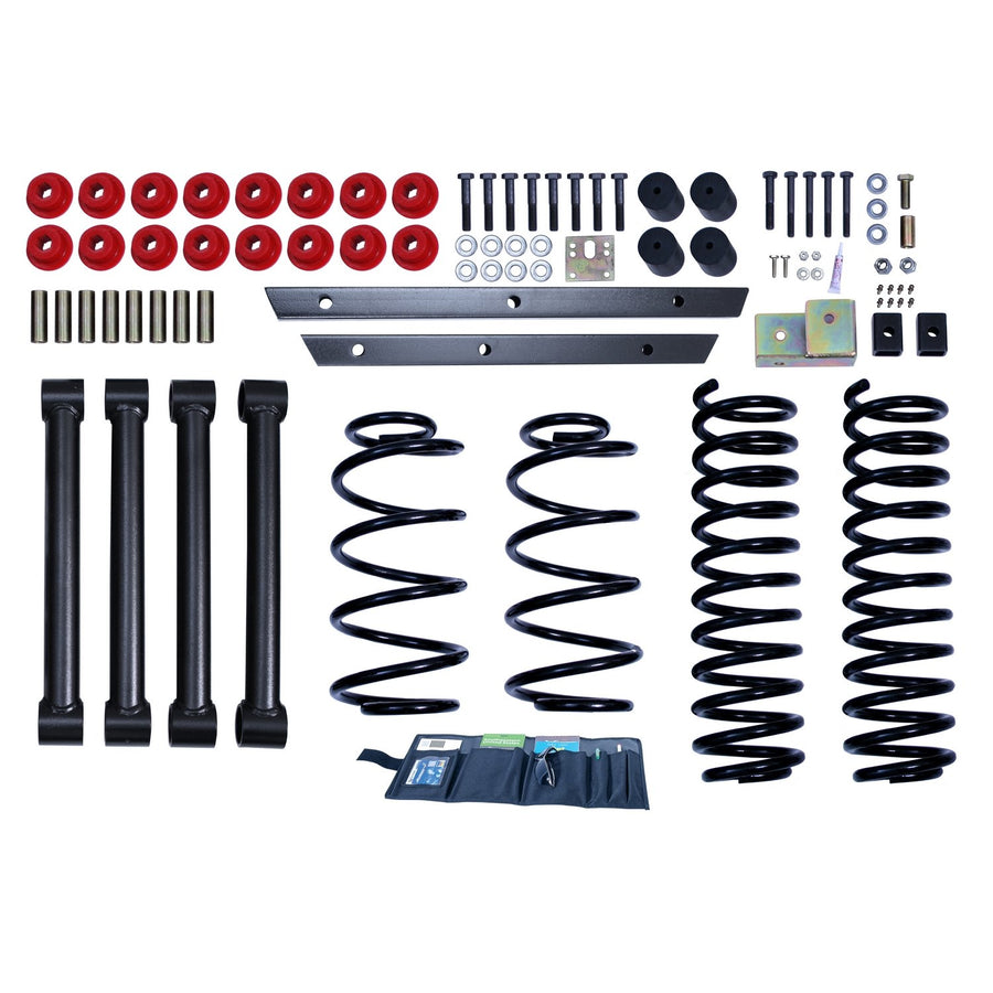 Suspension Lift Kit, Rugged Ridge | 2 Inch, No Shocks | 18401.30 | Fits 1997-2002 Jeep Wrangler TJ