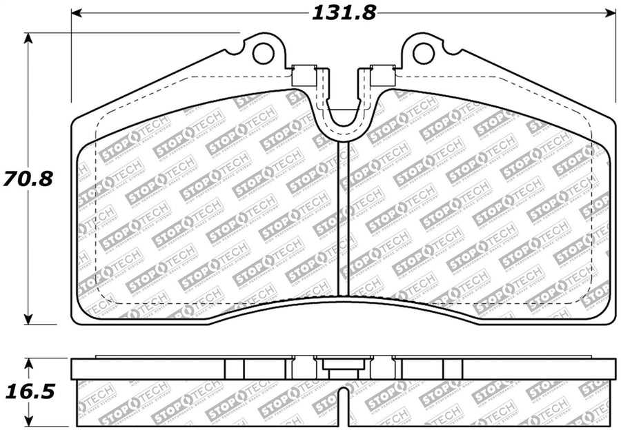 Street Select StopTech Brake Pads 305.06090