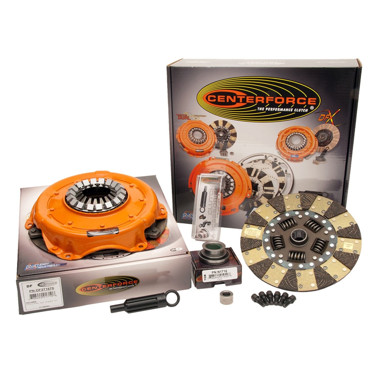 Dual Friction Centerforce KDF717516 Full Clutch Kit