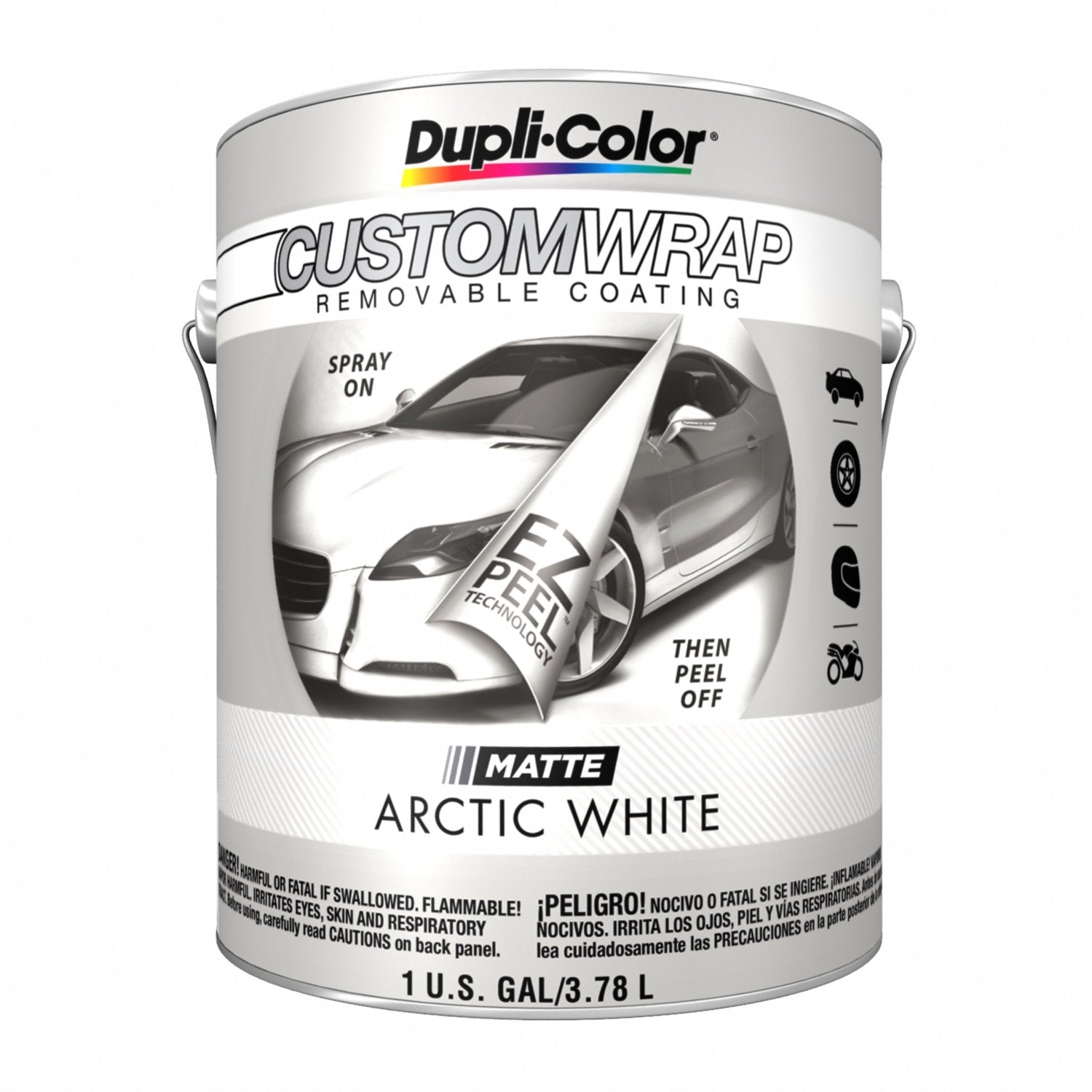 Custom Wrap Duplicolor Matte Arctic White 1 Gallon