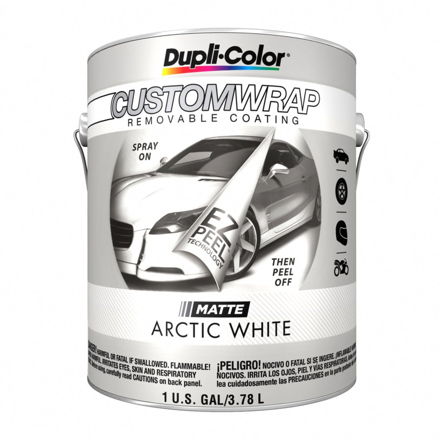 Custom Wrap Duplicolor Matte Arctic White 1 Gallon