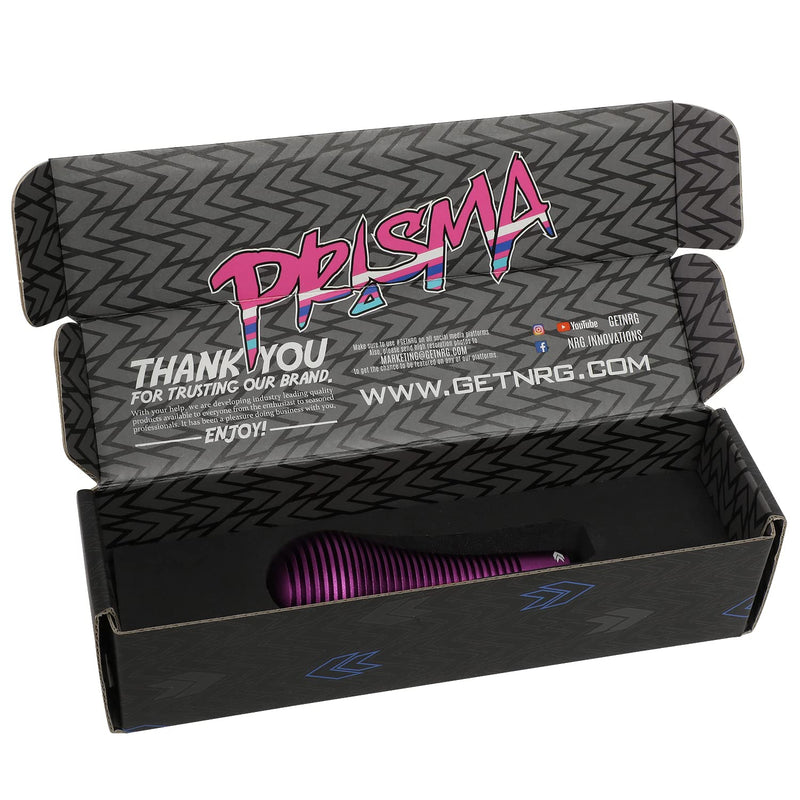NRG Innovations Shift Knob NRG-SK-701PP with Thread Adapter Wrench Teardrop Style Lever Stick Shifter Handle Billet Aluminum for M10 X 1.25, M10 X 1.5, M12 X 1.25, M12 X 1.5 Thread Pattern Shifter
