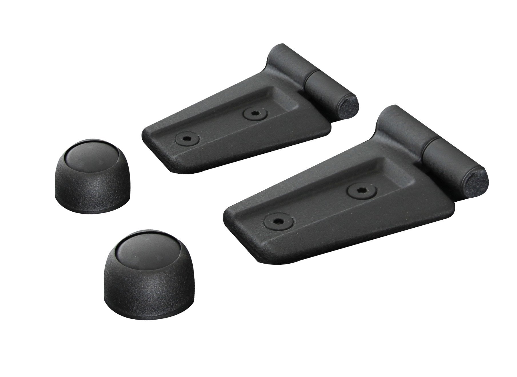 COMPLETE SmittyBilt HOOD KIT BLK - SB7680