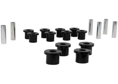 Whiteline Front Leaf Spring and Shackle Bushing Kit W73820 Compatible with 87-95 Wrangler