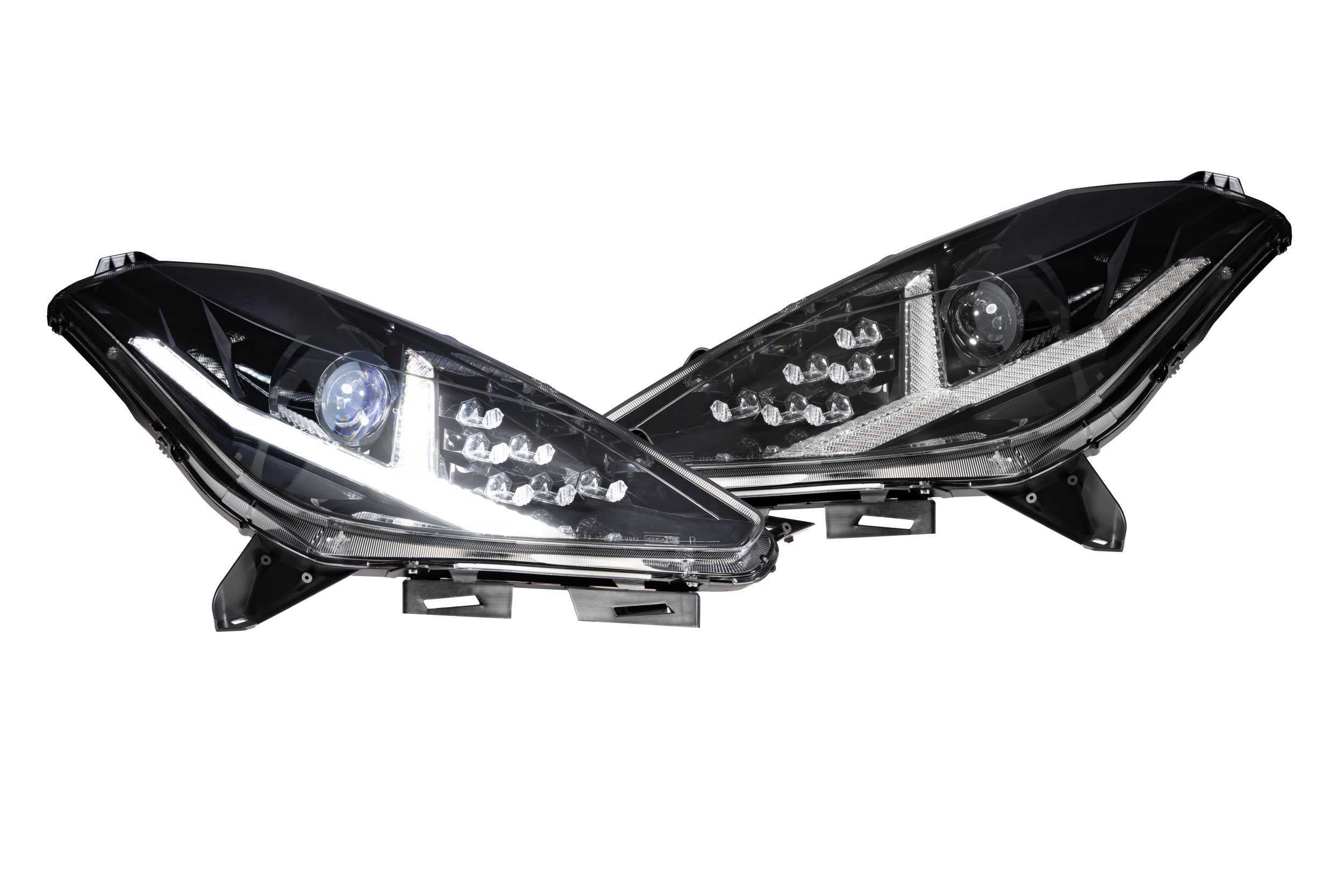 Morimoto LED XB Headlights, Plug and Play Headlight Housing Upgrade, Fits 2014-2019 Chevrolet Corvette C7, DOT Approved Assembly with Switchback Sequential Turn Signals & UV Coated Lenses (1x LF463)