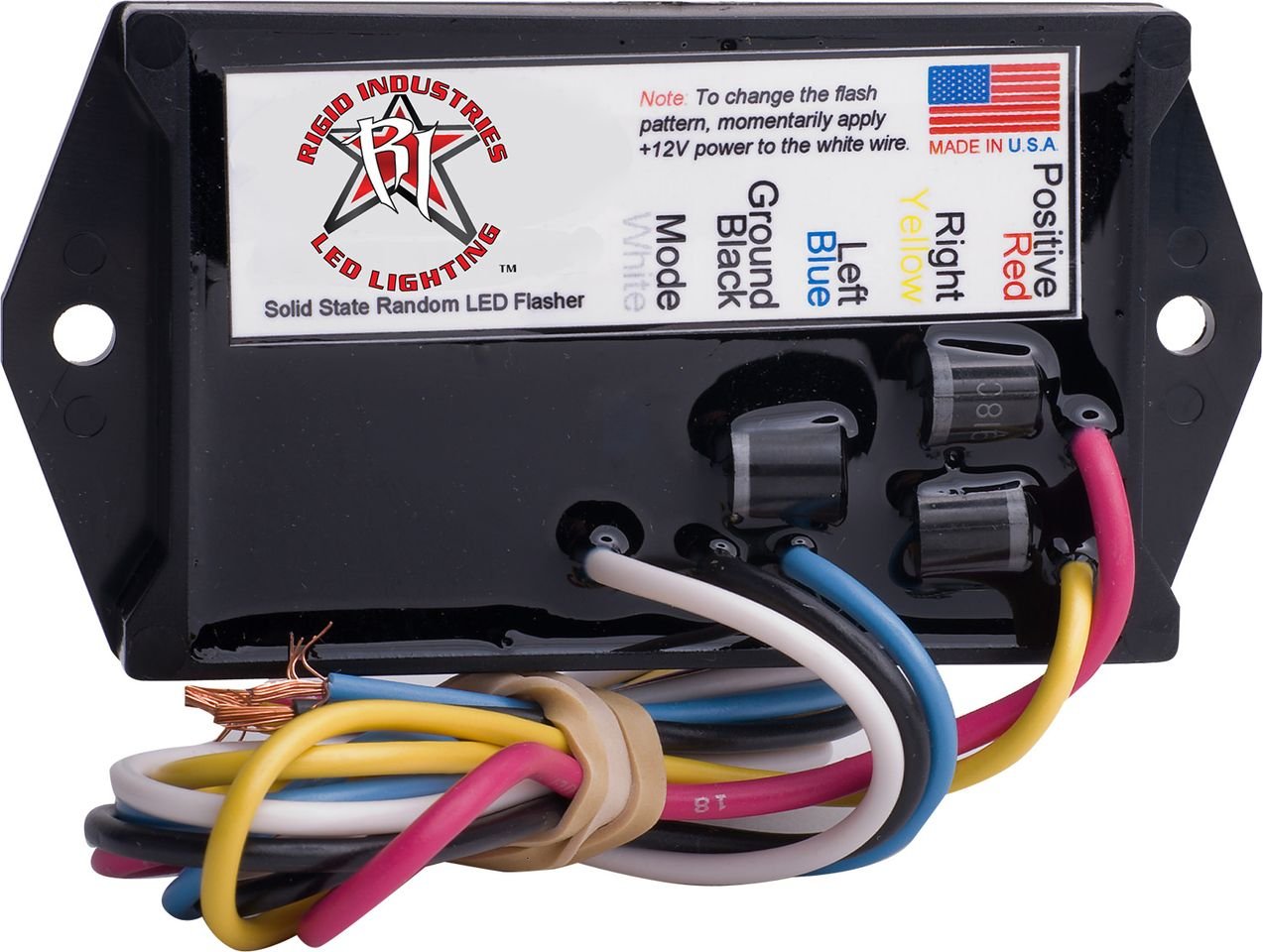 3 AMP RIGID INDUSTRIES LED Flasher 12 Volt: LED Light Wiring For Automotive, ATV, and More