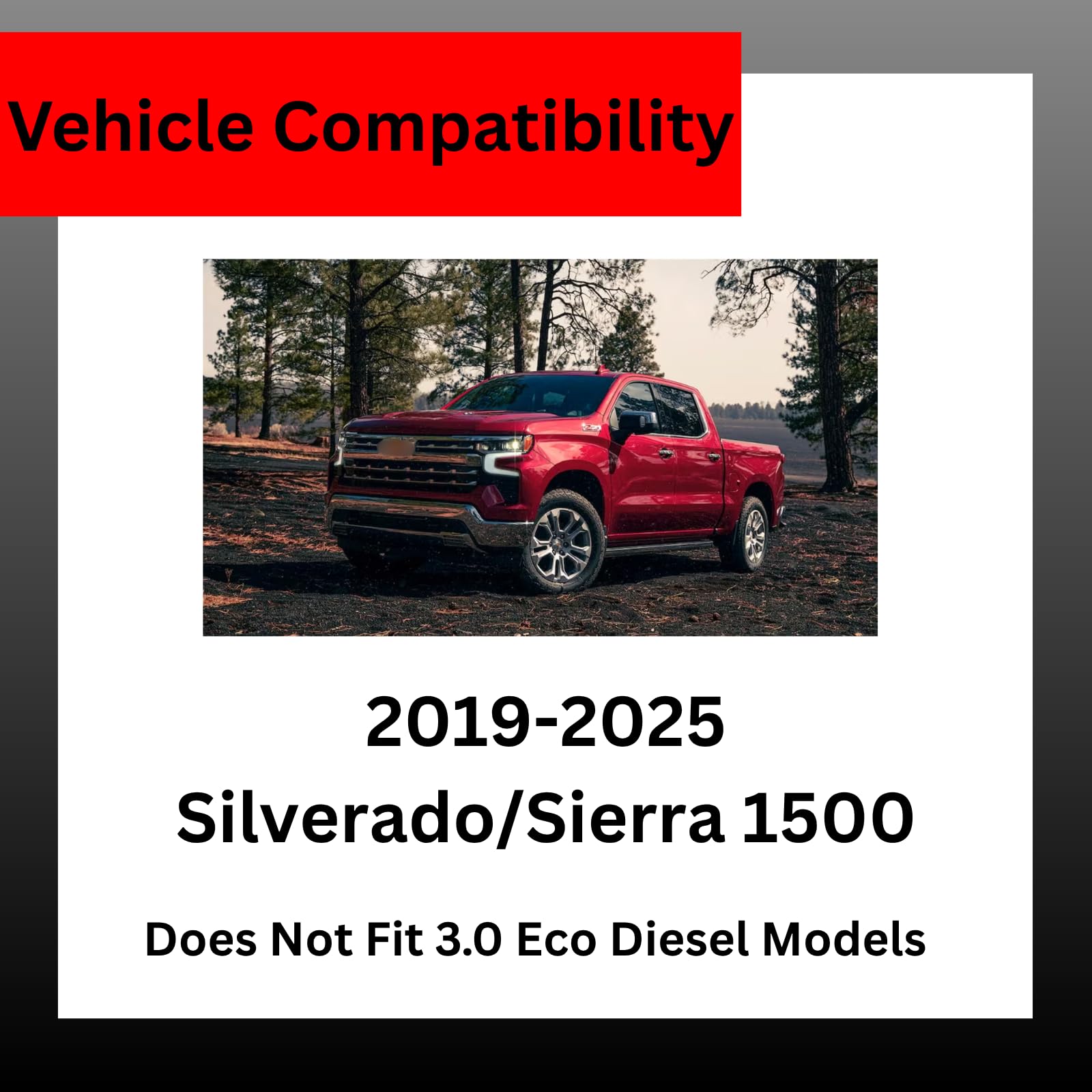 Firestone 2609 Air Spring Kit Rear Ride-Rite Compatible with 2019-2025 Silverado Sierra 1500 Non 3.0 Eco Diesel Models | Large PSI Range | Enhanced Ride Quality