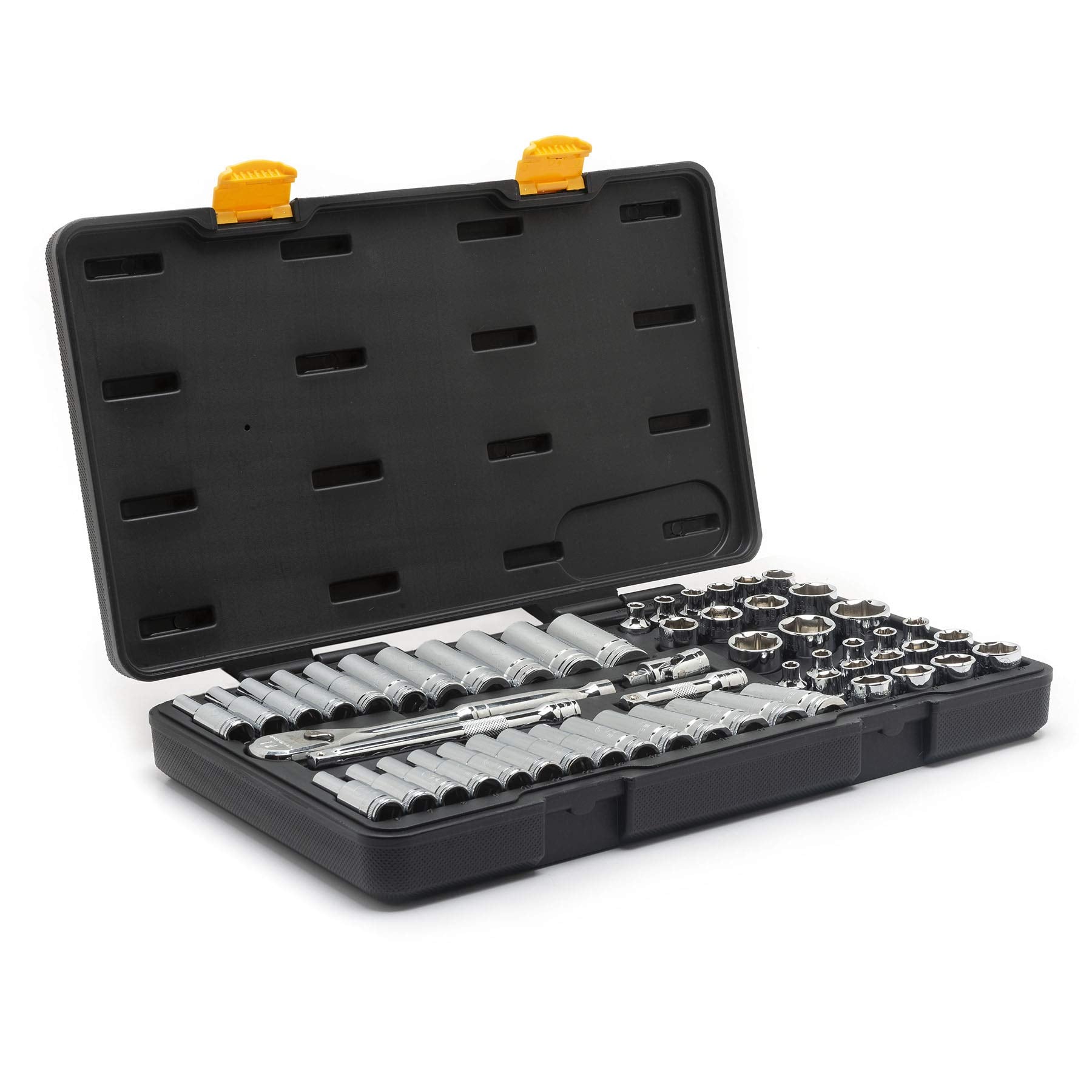 3/8" Drive GEARWRENCH 56 Pc. 6 Pt. 120XP Mechanics Tool Set, Standard & Deep, SAE/Metric - 80550P