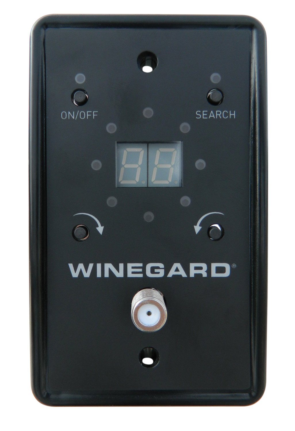 Winegard Automatic Rayzar RZ-8535 Fully Automatic RV Antenna (4K Ultra-HD Ready, ATSC 3.0 Ready, Digital VHF/UHF, Amplified) - Black