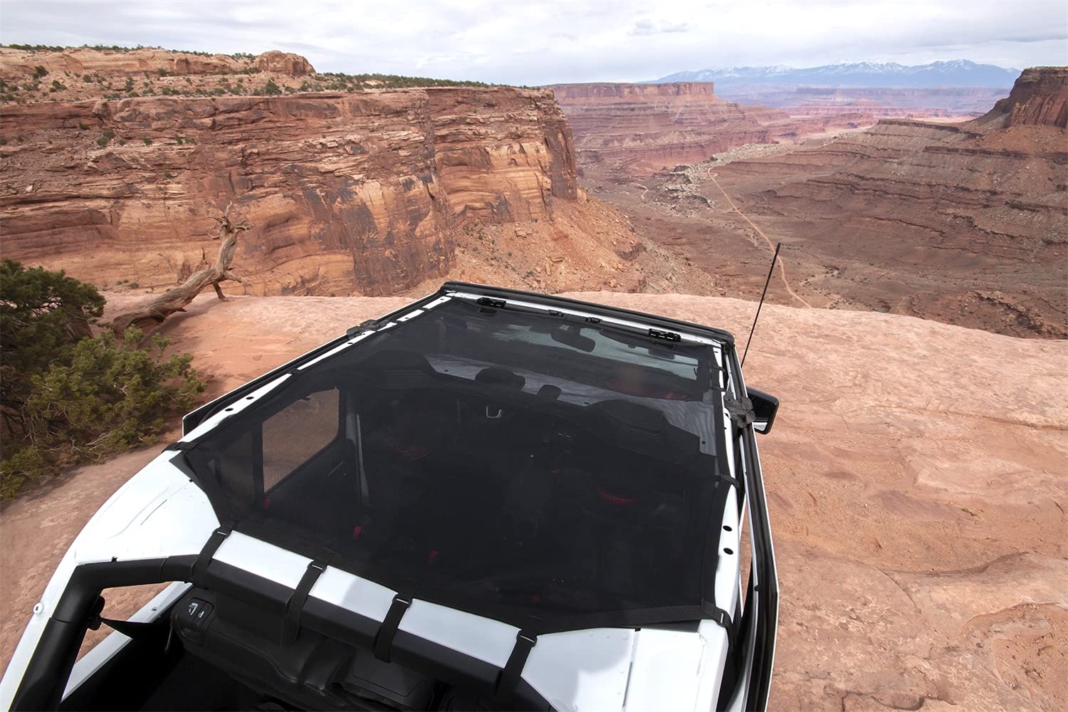 Eclipse Sun Shade Rugged Ridge 13579.71, Black, Full; 18-Current Wrangler Unlimited JLU, 4 Door