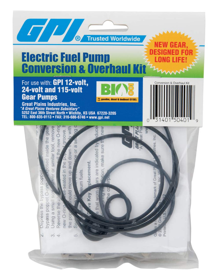 Conversion GPI 110504-1 and Overhaul Kit for all M-Series Fuel Transfer Pumps