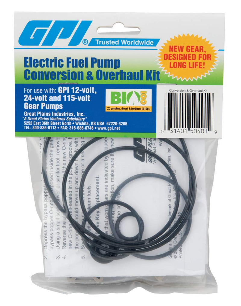 Conversion GPI 110504-1 and Overhaul Kit for all M-Series Fuel Transfer Pumps