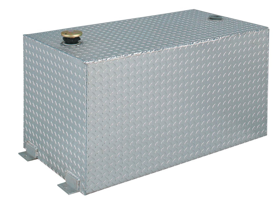 91 Gallon Delta Rectangular Aluminum Liquid Transfer Tank for Trucks