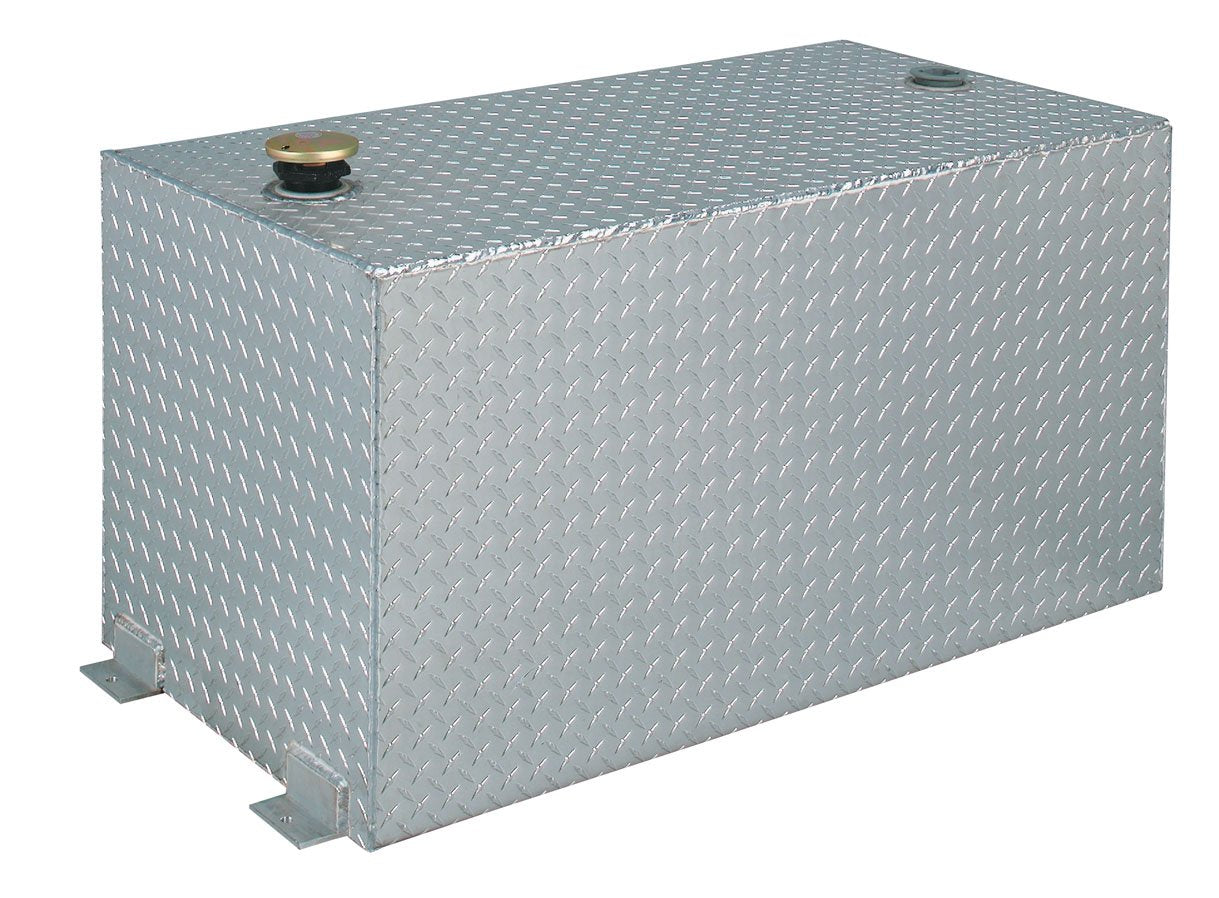 91 Gallon Delta Rectangular Aluminum Liquid Transfer Tank for Trucks