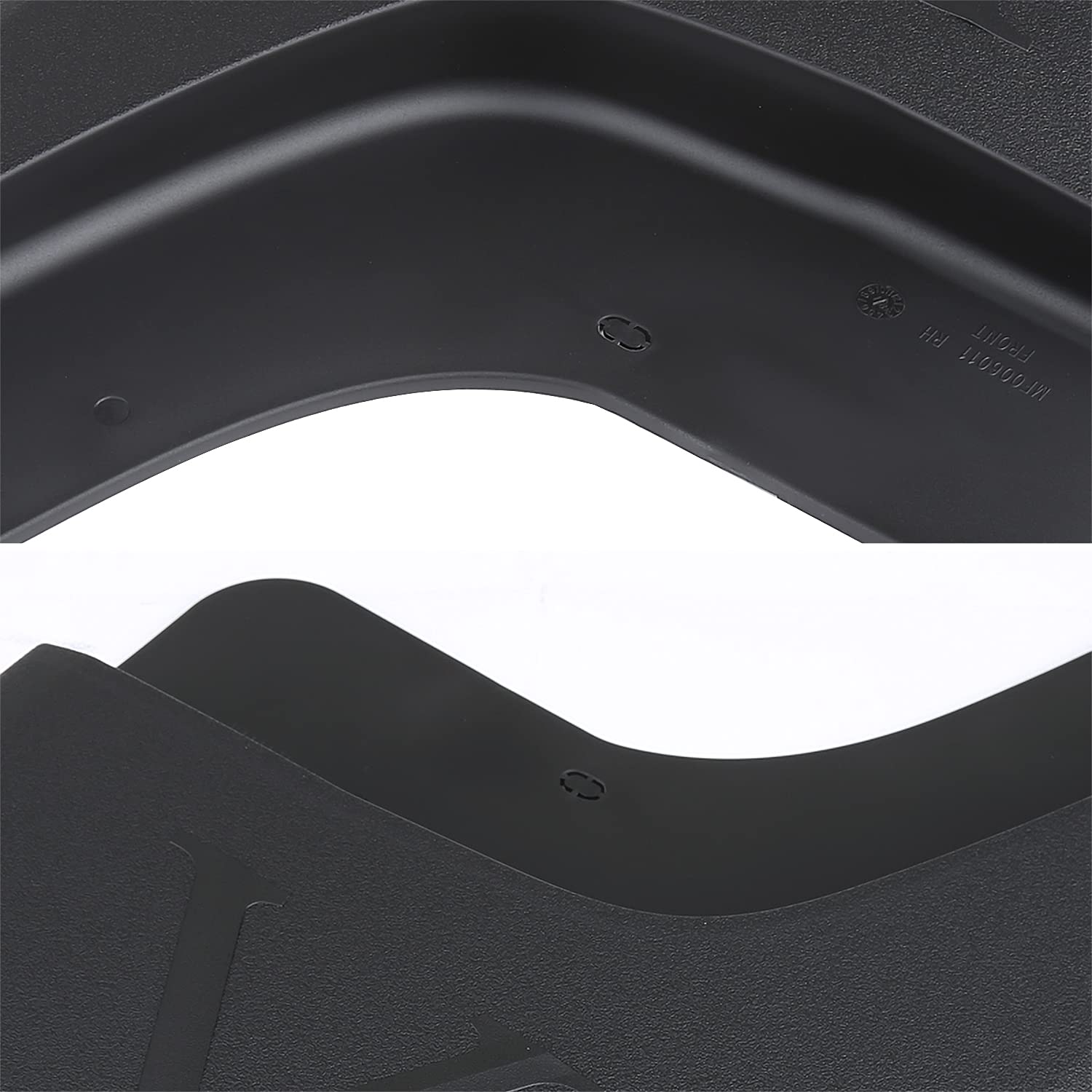 4PC Spec-D Tuning Mud Flaps Set Splash Guard Front + Rear Compatible with 2014-2018 GMC Sierra 1500 2500HD 3500HD