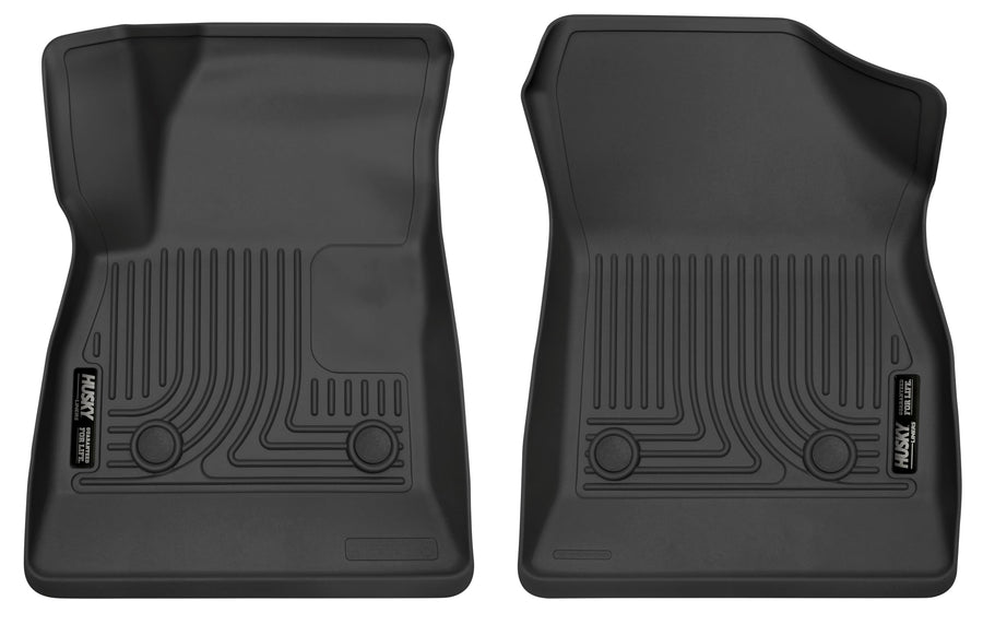 Husky Liners Floor Mats X-act Contour | Fits 2016 - 2019 Chevrolet Cruze | Front Row, 2-pc Black - 52261