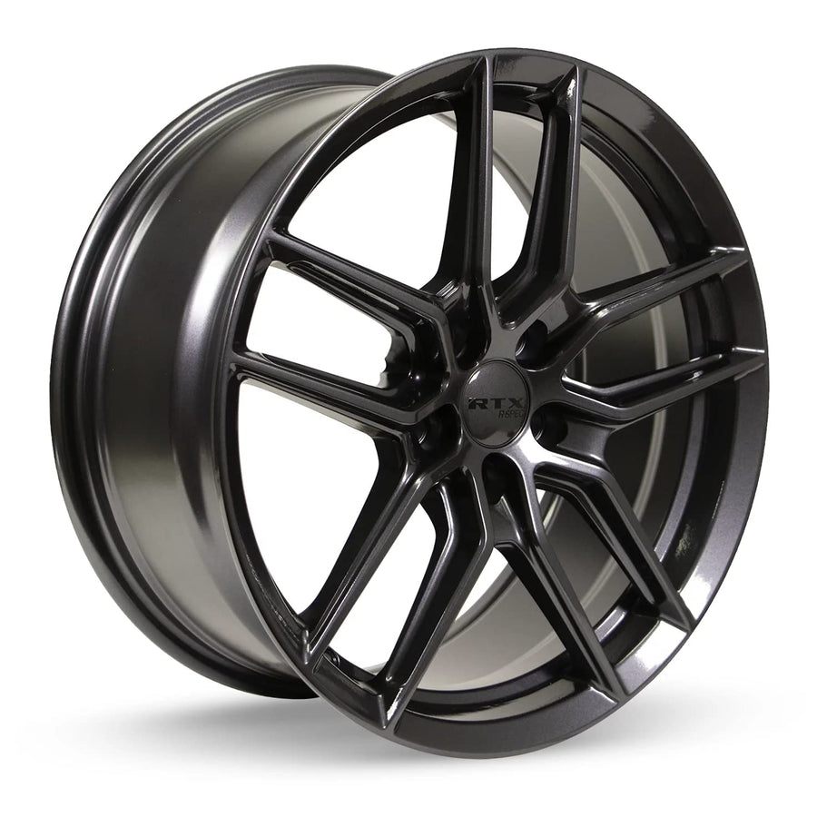 FF05 RTX Custom Wheel - 18x8, 42 Offset, 5x114.3 Bolt Pattern, 73.1mm Hub - Gunmetal Rim