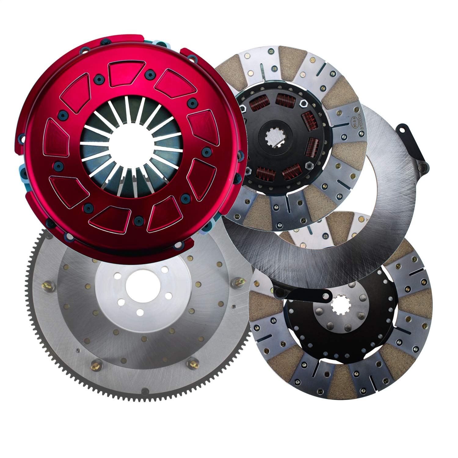 Pro Street Dual Disc Metallic Clutch System Ram 60-2400N Size 10.5 166 Tooth Count 10 Spline By 1 1/8 in. 0 Balance Incl. Flywheel/Disc/Pressure Plate