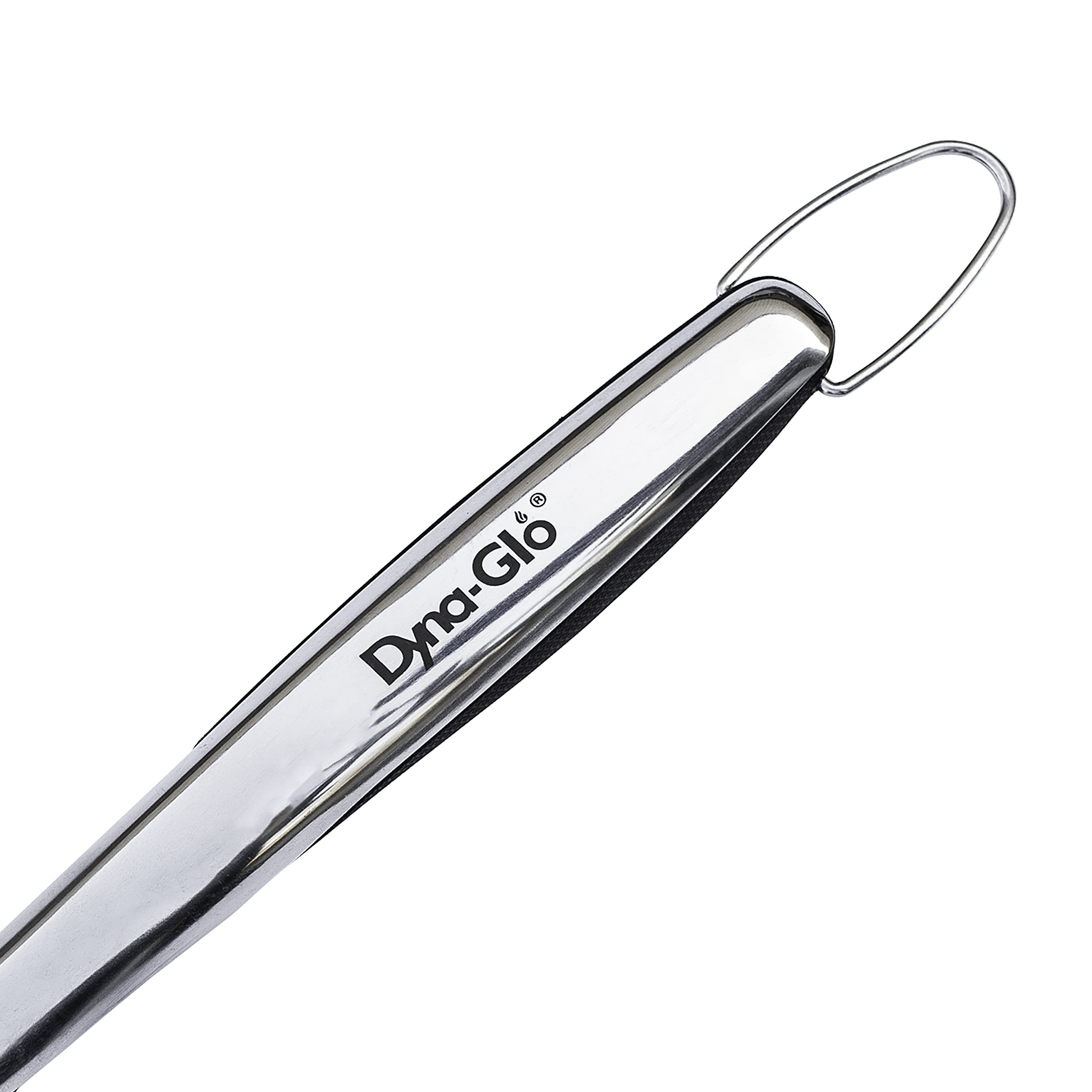 3PC Dyna Glo Stainless Steel Grill Set. Tong, Spatula, Basting Brush - W. Stands