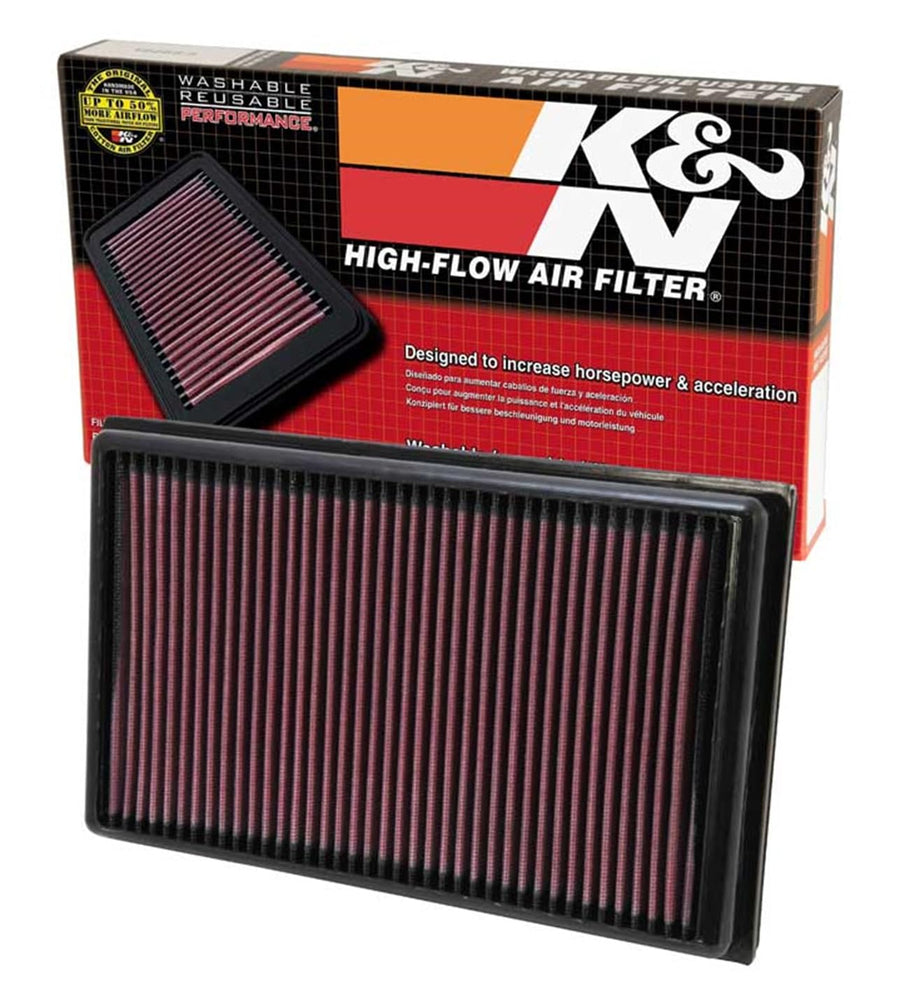 K&N Engine Air Filter: Replacement Car Air Filter, Reusable, Clean Every 75,000 Miles, Washable, Premium: Compatible with 2012-2016 CHEVROLET (Impala, Impala Limited, Limited Police), 33-2475