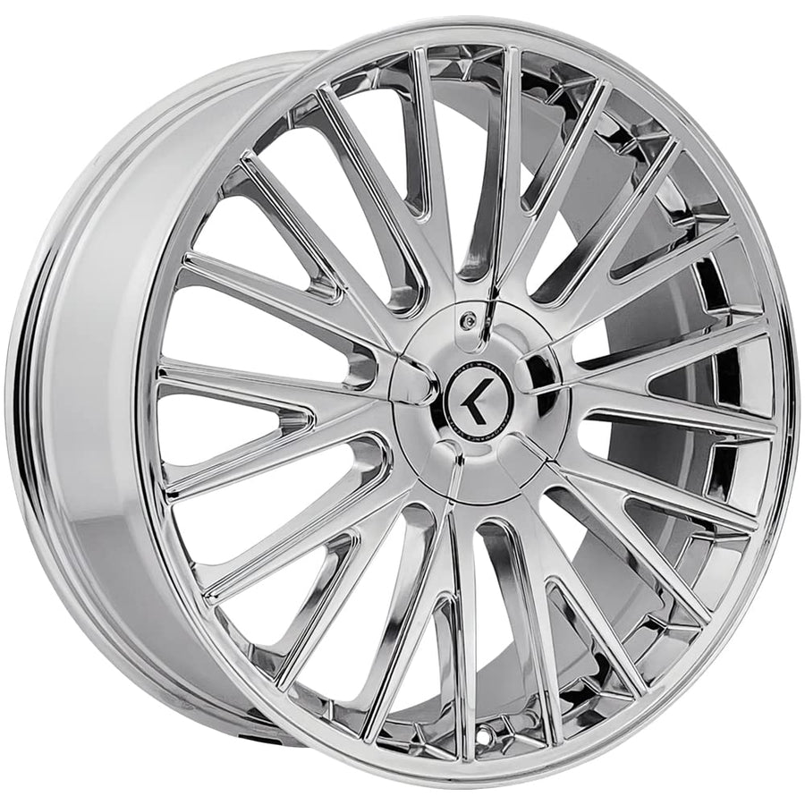 KR185 KRAZE Double Down Chrome Wheel (20 x 8.5 inches /5 x 112 mm, 38 mm Offset)