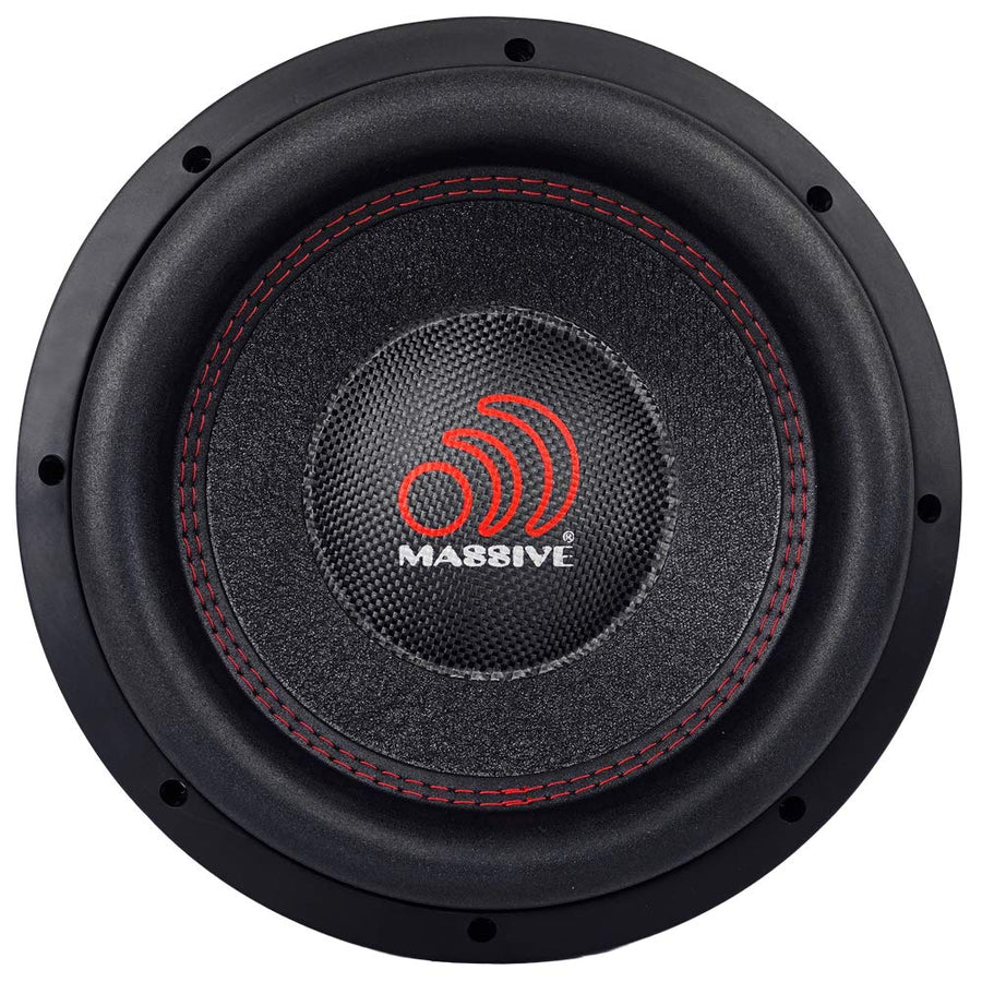HIPPOXL104 Massive Audio – 10 Inch Car Audio Subwoofer, High Performance Subwoofer for Cars, Trucks, Jeeps - 10" Subwoofer 2000 Watt RMS, 4000w MAX Dual 4 Ohm, 3 Inch Voice Coil. Sold Individually