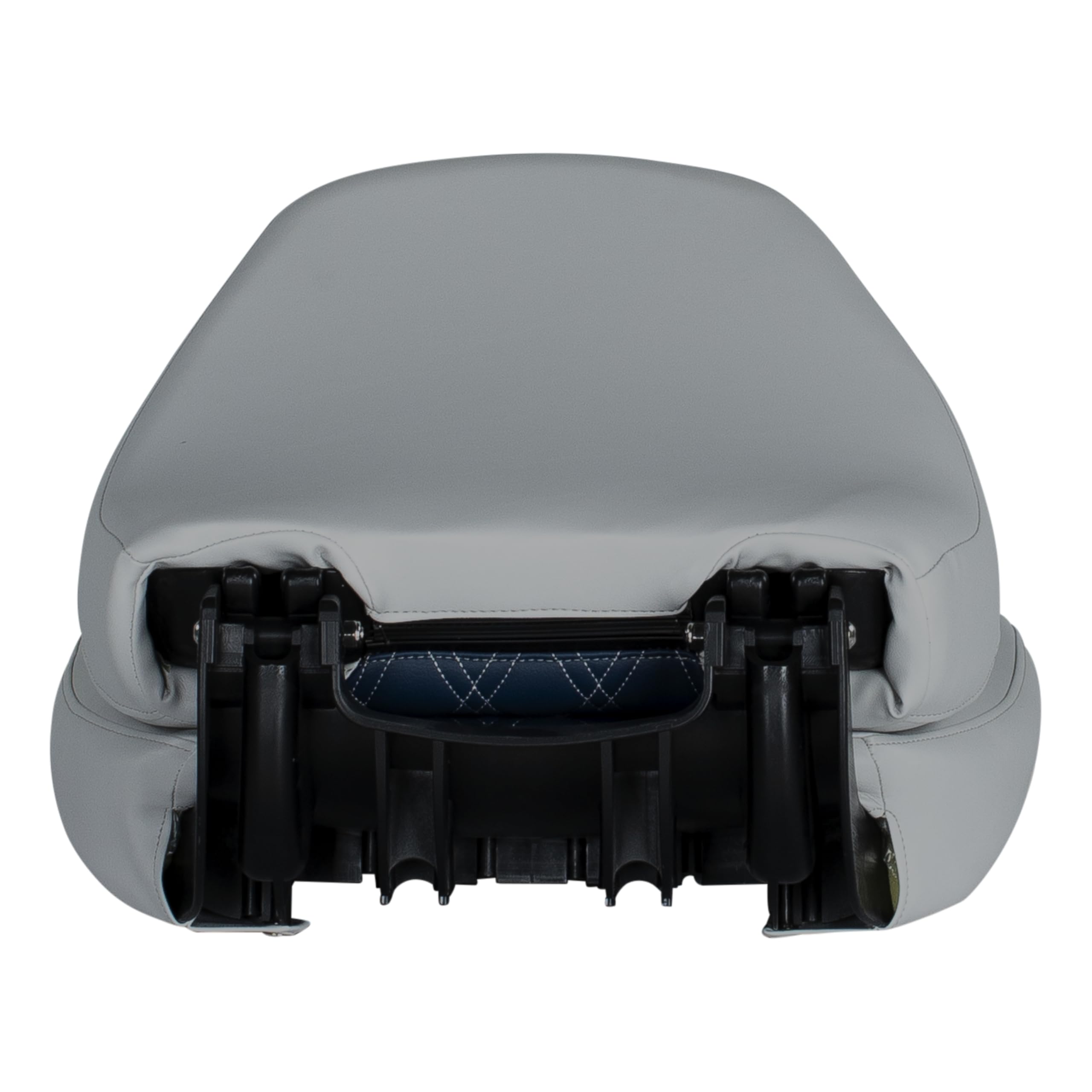 Lippert Folding Pontoon Boat Seat, Sunset Collection, Contoured Foam Cushioning, Durable Marine-Grade Vinyl, Poly Frame, Pedestal Not Included, 19" L x 19" W x 22.5" H - 2024023317