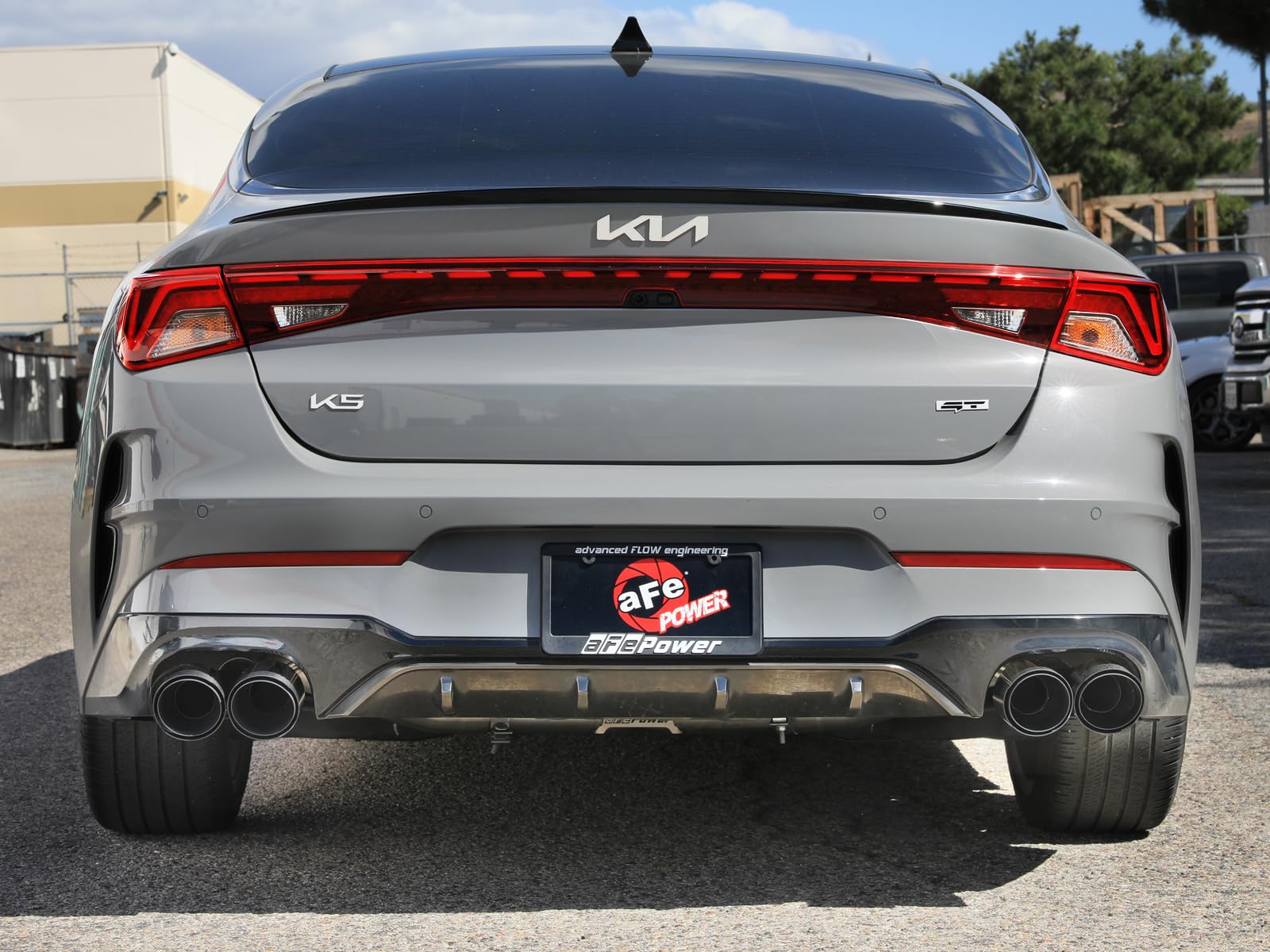 aFe Power 3 IN to 2-1/2 IN Takeda 304 Stainless Steel Axle-Back Exhaust Carbon Fiber Tip Fit Kia K5 GT 21-24 L4-2.5L (t) 49-37043-C