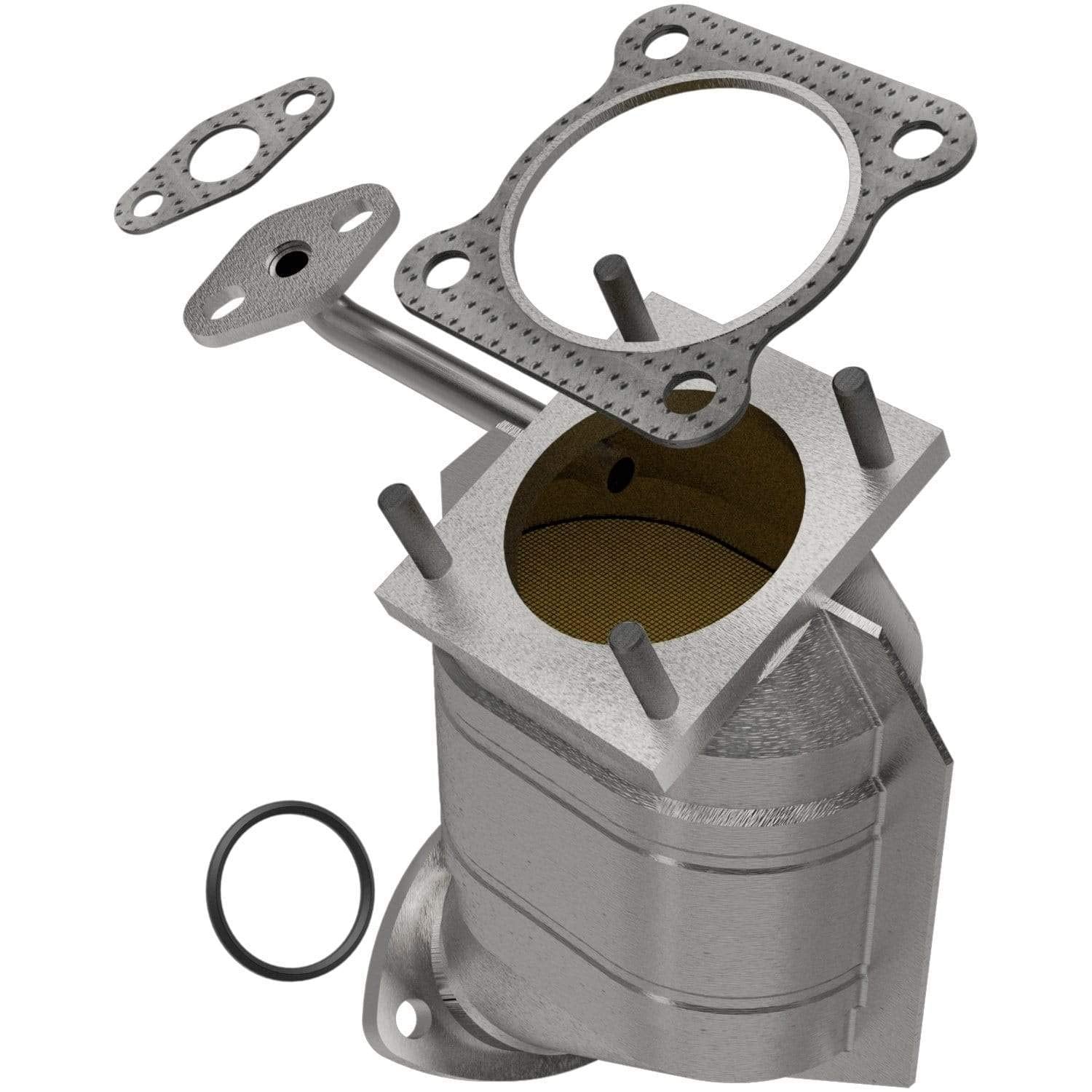 Catalytic Converter MagnaFlow 352649: California Grade, Direct-Fit, For 1985-1987 Honda Civic (CARB Compliant)