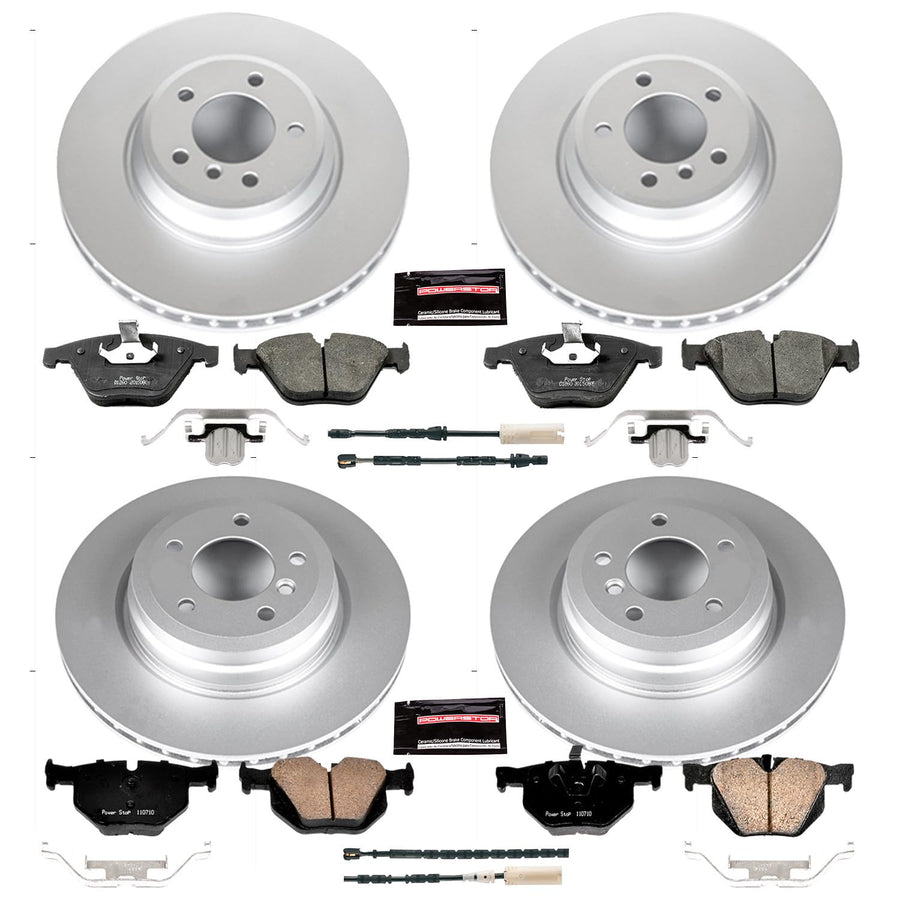 Power Stop Z23 Evolution Geomet Coated Brake Kit For BMW 335d 2011, BMW 335i 2011-2013, BMW 335i xDrive 2013, BMW 335is 2011-2013 [Model Specific]