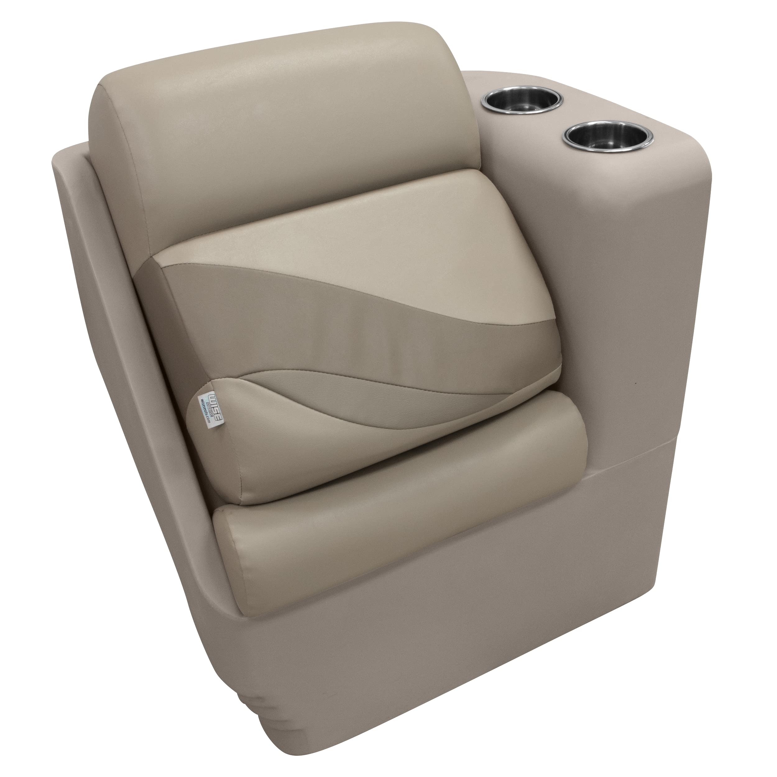 Wise Premier Series BM13006R-1749 Pontoon Right Lean Back Recliner, Mocha Java/Café/Mushroom