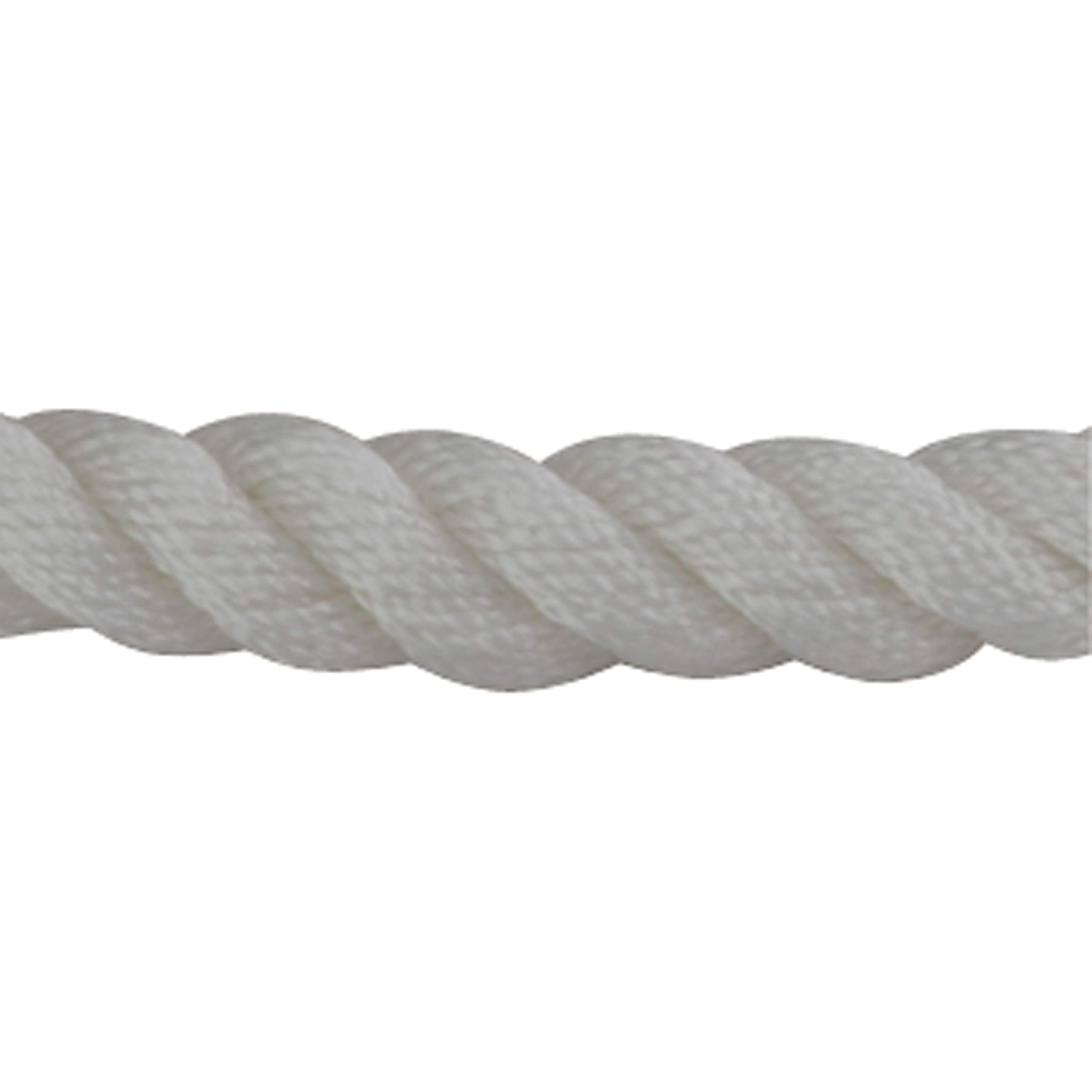 Twisted Nylon Dock Line Sea-Dog 301110020WH-1 - 3/8" x 20', White