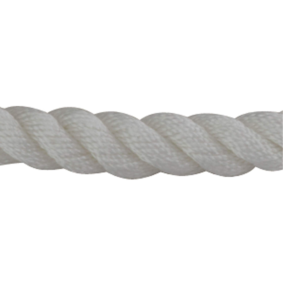Twisted Nylon Dock Line Sea-Dog 301110020WH-1 - 3/8" x 20', White