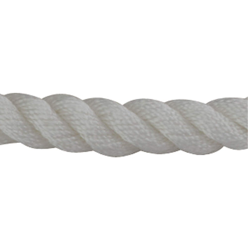 Twisted Nylon Dock Line Sea-Dog 301110020WH-1 - 3/8" x 20', White