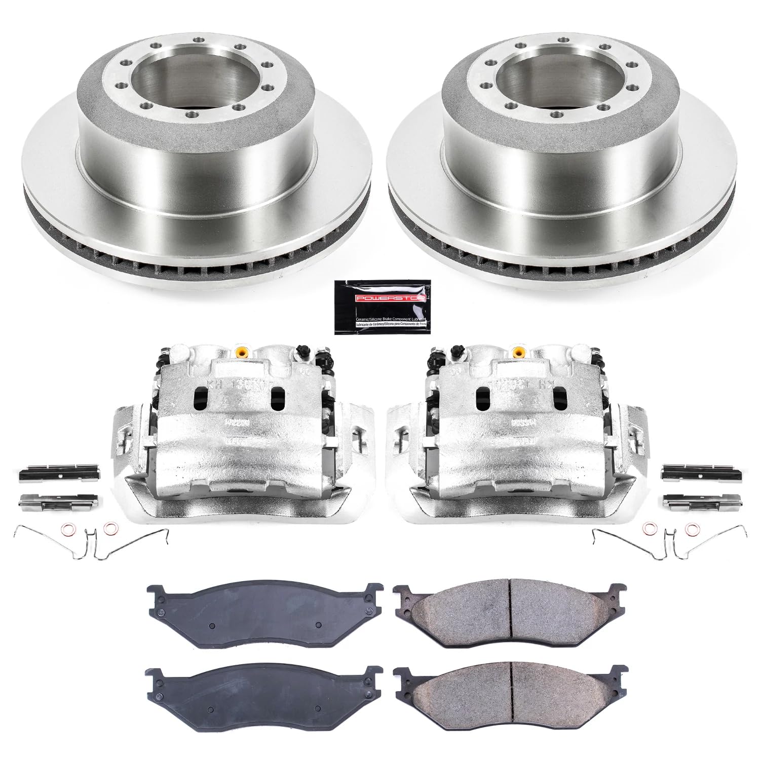 Rear Power Stop KCOE5966 Stock Replacement Brake Kit with OE Calipers
