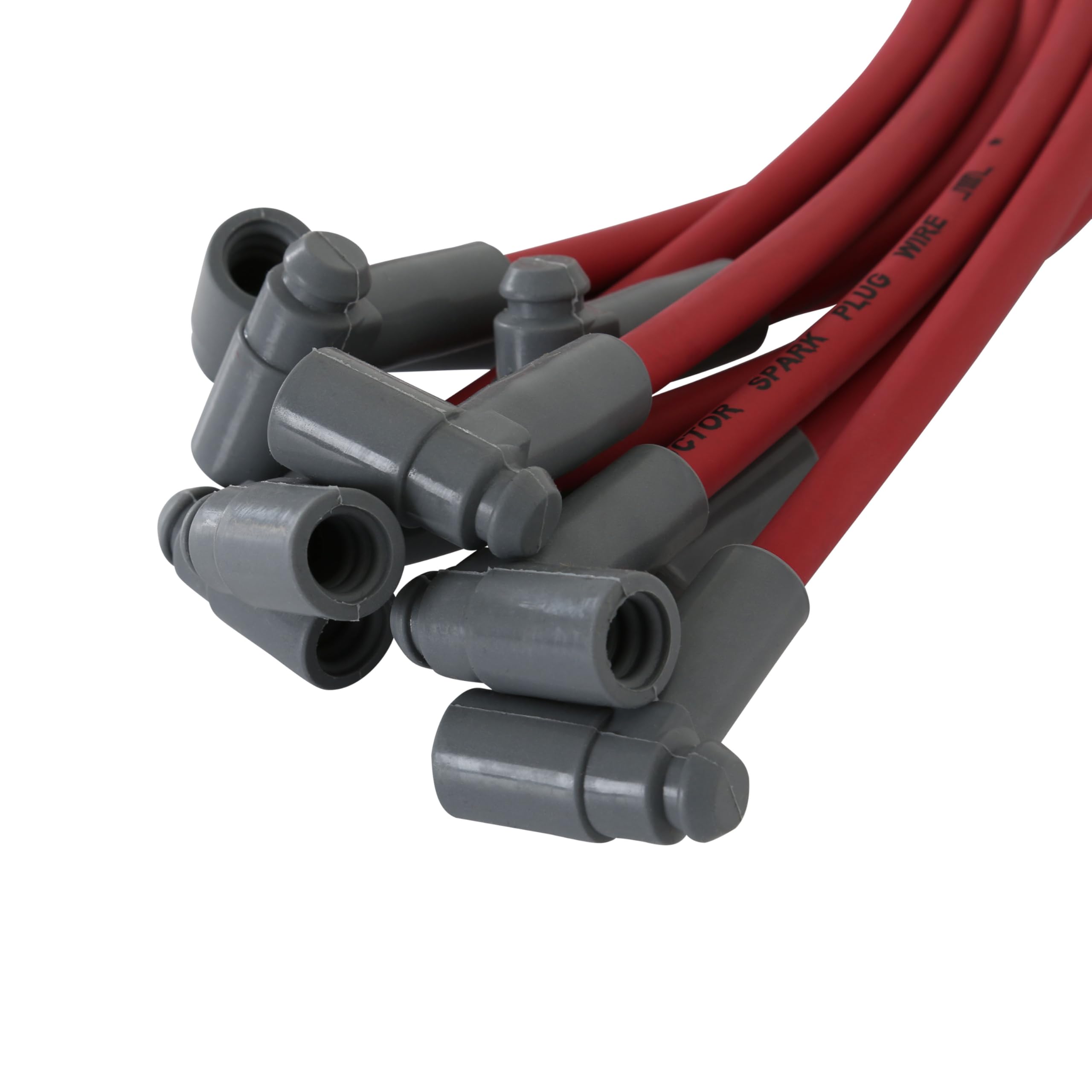 Super Conductor MSD 32189 Spark Plug Wire Set, Red