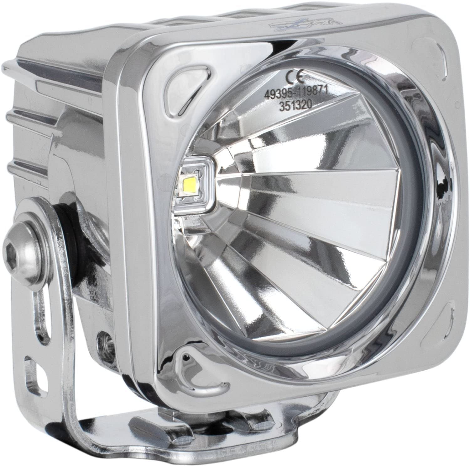 Optimus Chrome Vision X Lighting 9139272 Square 10W LED Flood Light