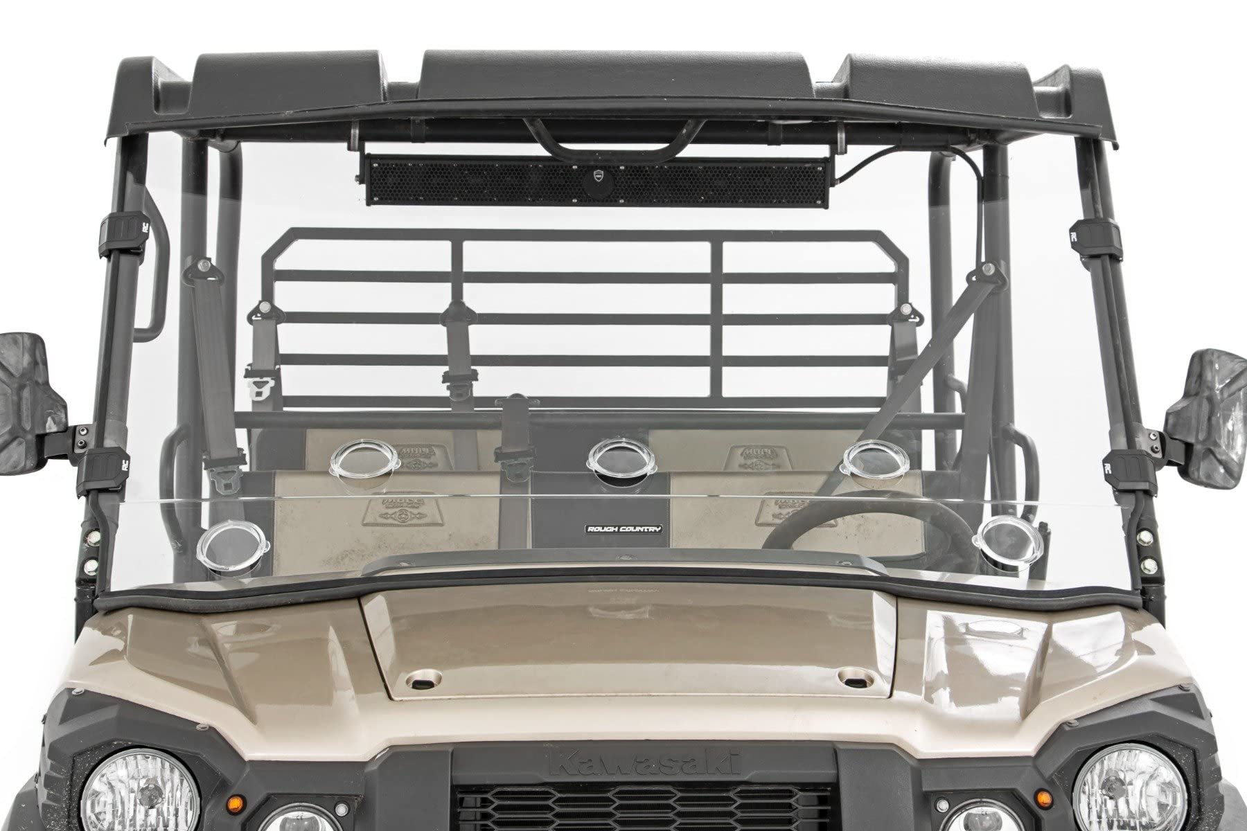 Full Vented Rough Country Front Windshield for Mule Pro-FX 4WD - 98215150