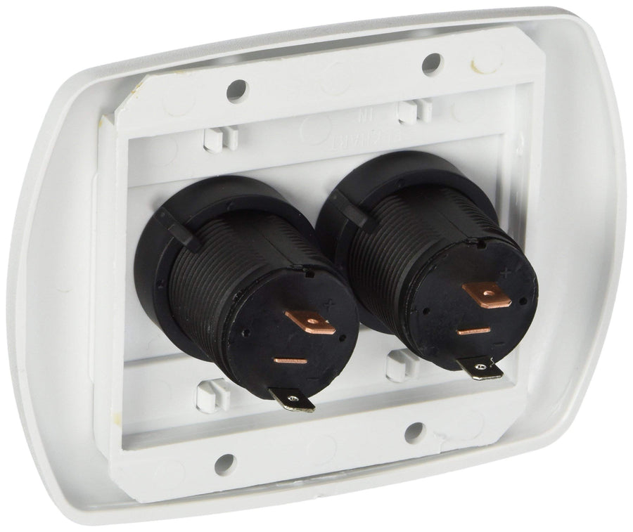 12V USB Charging Center Diamond 61024USB White