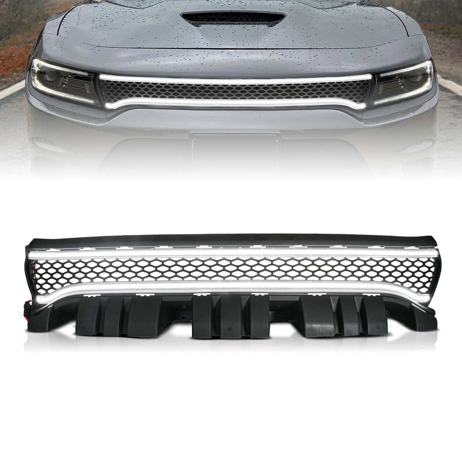 15-23 Dodge Charger Nexum Series Grille Ignition Initiation & Running Light Bar