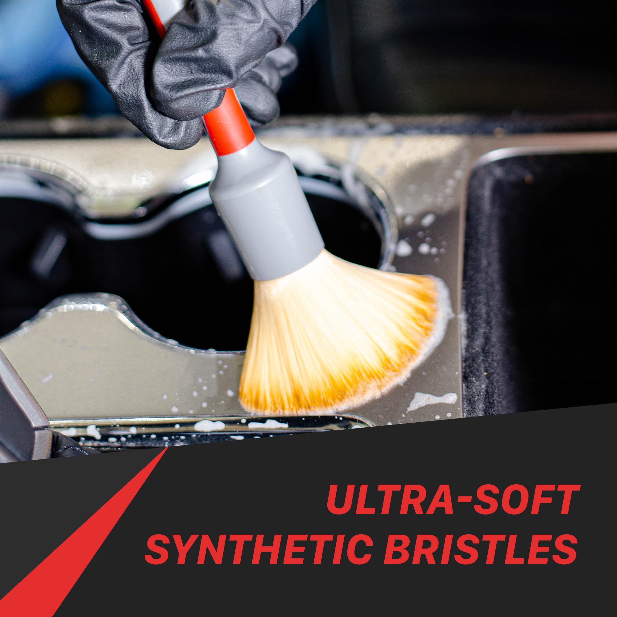 Maxshine Universal Small #10 Ultra Soft Detailing Brush – Professional Brush for Interior, Exterior, Leather Seats, Engine Bay & Wheels – Premium Car Care Detailing Tool