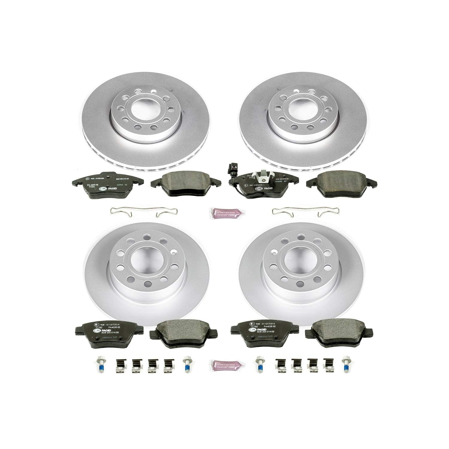 Euro-Stop Power Stop ESK6726 Brake Kit Front and Rear