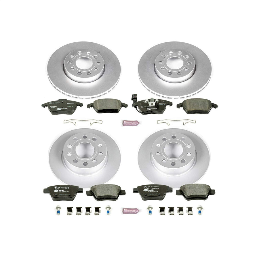 Euro-Stop Power Stop ESK6726 Brake Kit Front and Rear