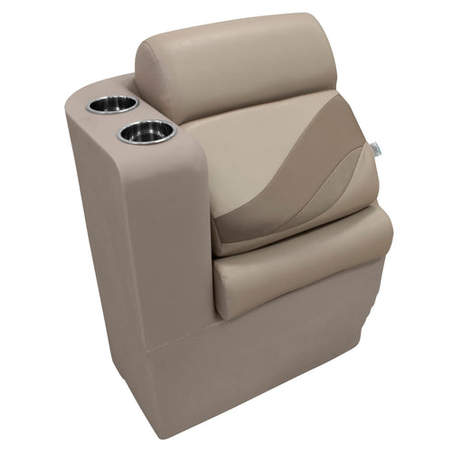 Wise Premier Series BM13006L-1749 Pontoon Left Lean Back Recliner, Mocha Java/Café/Mushroom