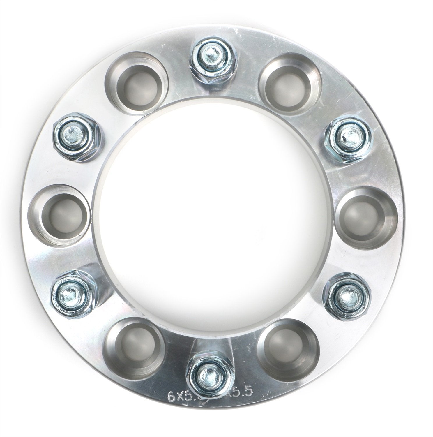BILLET WHEEL SPACERS-6x5.5 TRANS-DAPT PERFORMANCE ON 6x5.5 1.5" THICK/12 MM STUDS (3627)