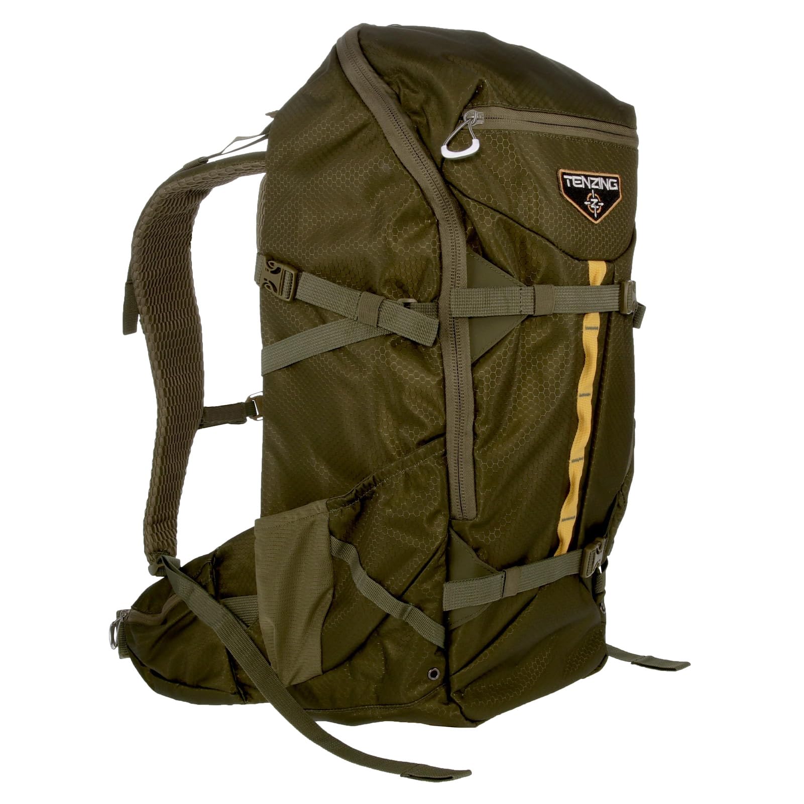 Whitetail TENZING 2100 Day Pack, Olive Green Hydration Bladder Compatible Durable Camo Backpack with 4 Compartments & 15 Organizational Pockets for Hunting Gear and Equipment