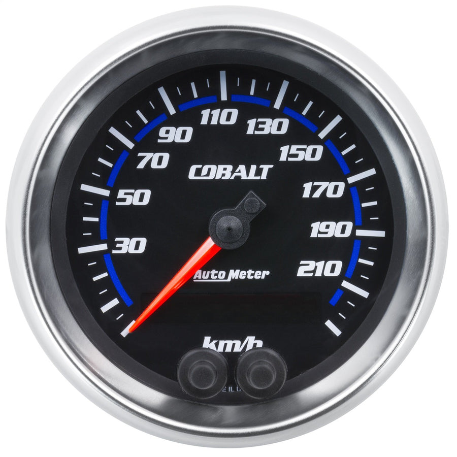 Gauge AUTO METER 6280-M Speedometer (Cobalt 3 3/8", 225Km/H, GPS, Cobalt)